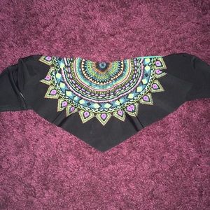 Xhilaration black strapless bikini top